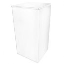Dupla Cube Stand 80, Hochglanz weiß 45 x 45 x 90 cm